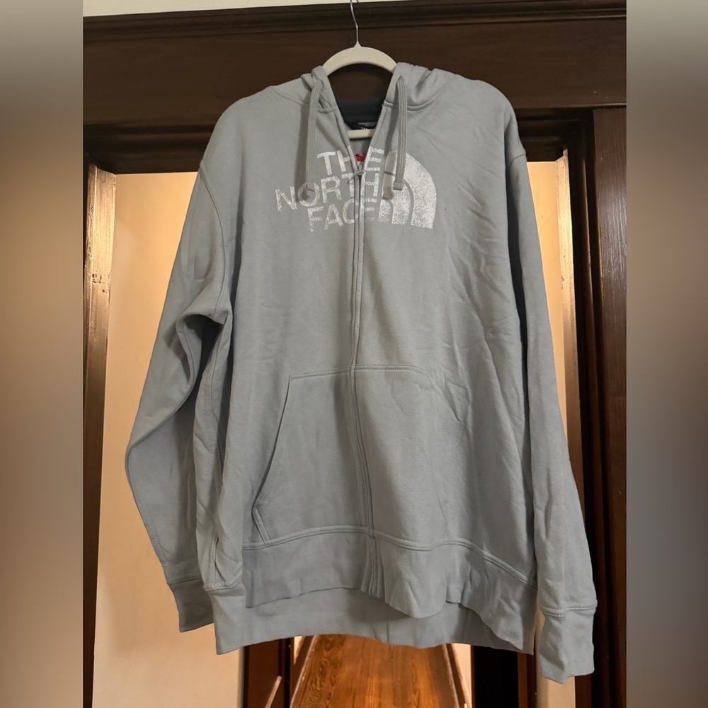 The North Face Gray Sweatshirt Casual Outdoor Wear